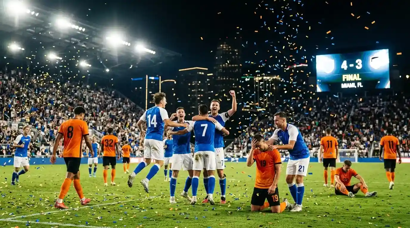 England – Frankräich 6:4: zéng Goaler, en Saka-Hattrick an e Rekord, dee fält