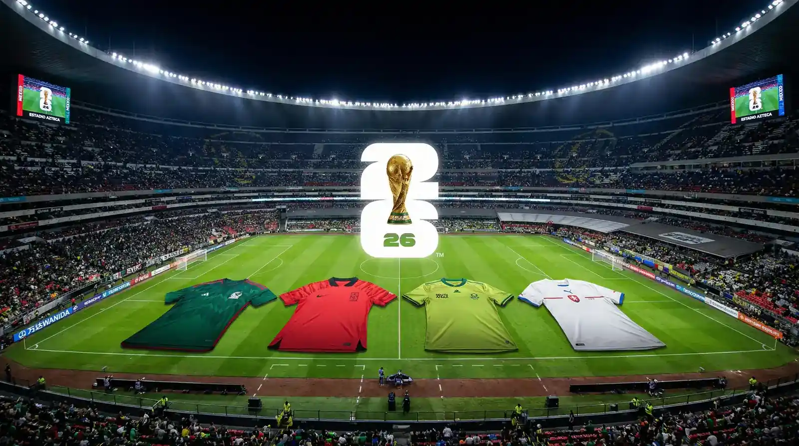 WM 2026 Grupp A mat Mexiko, Südkorea, Südafrika an Tschechien