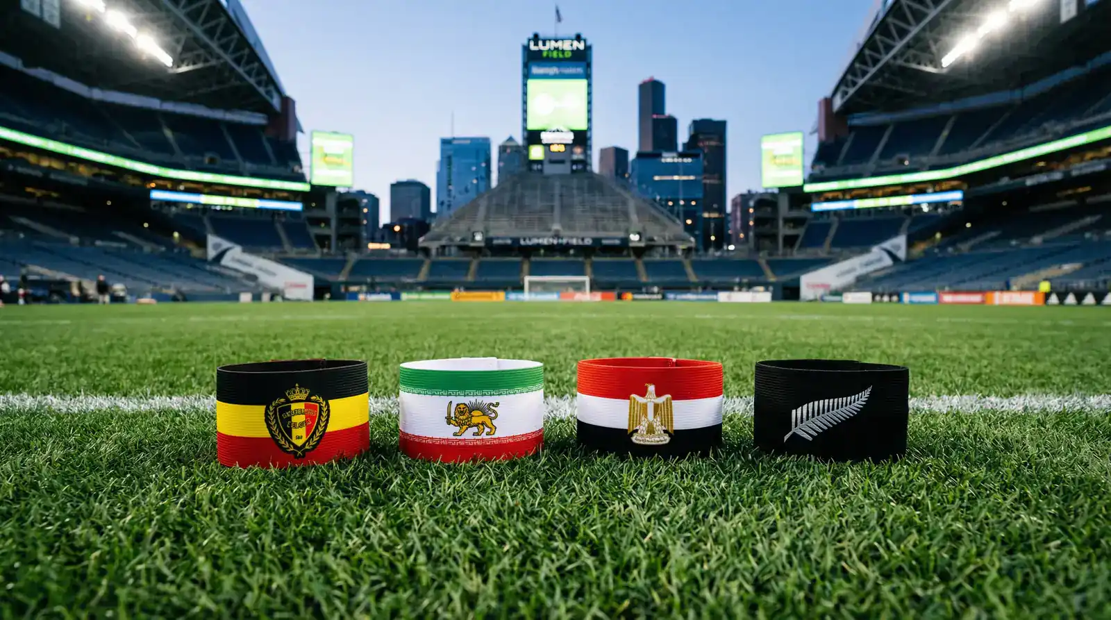 WM 2026 Grupp G mat Belsch, Irang, Ägypten an Neiséiland