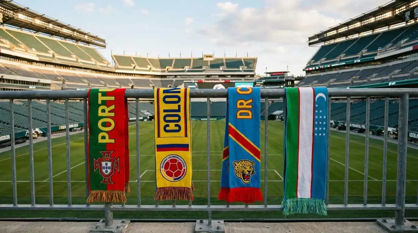 WM 2026 Grupp K mat Portugal, DR Kongo, Usbekistan an Kolumbien