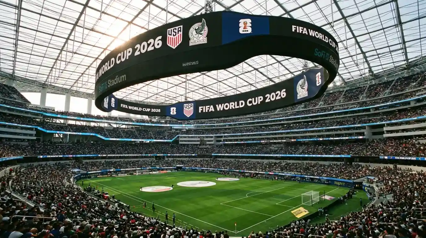 SoFi Stadium a Los Angeles fir WM 2026 Matcher